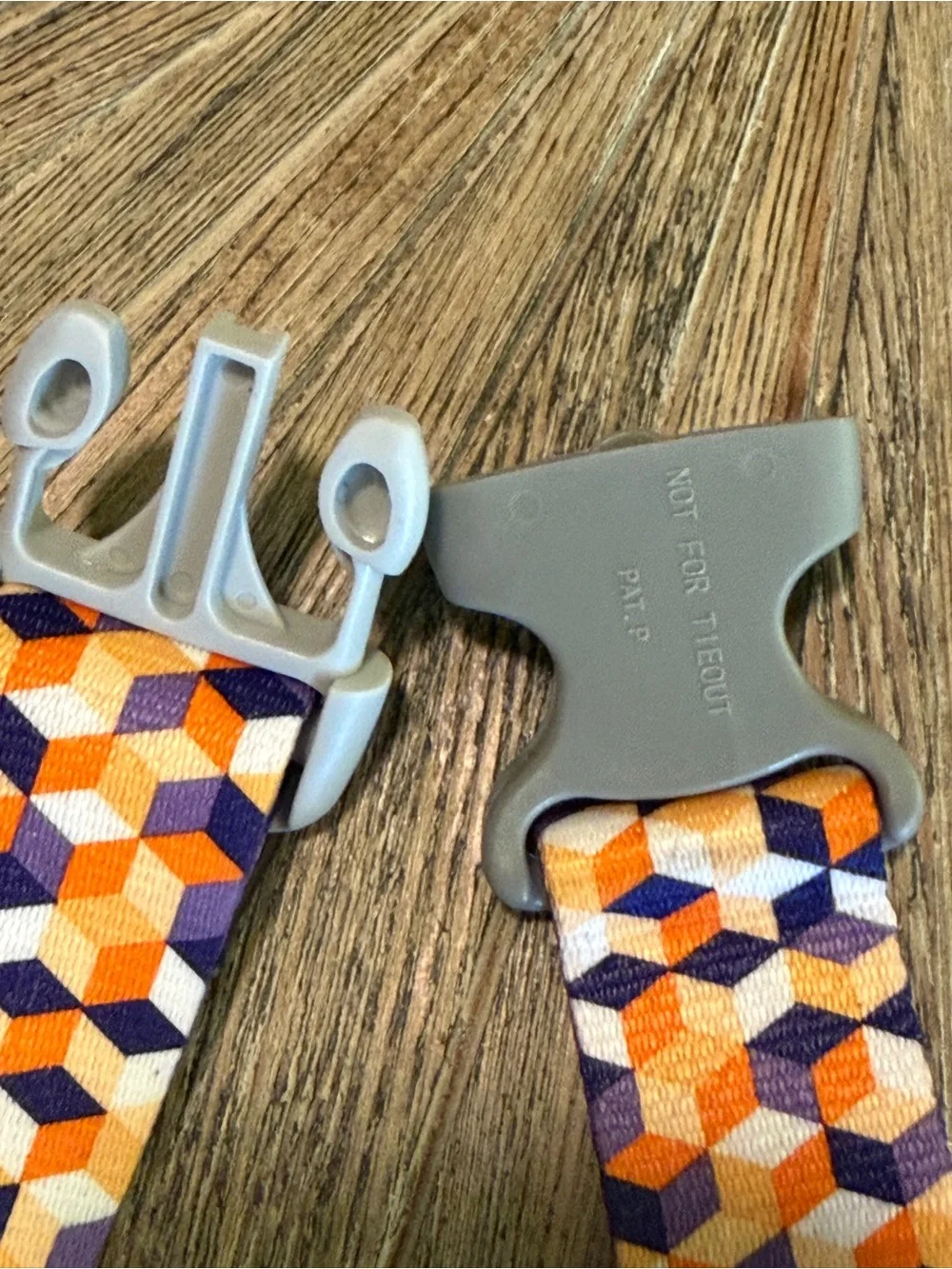 Sublime Dog Collar XL Geometric Adjustable Halloween Fall colors purple orange